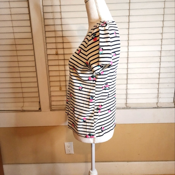 Croft and Barrow Women's Floral Graphic Design T-shirt - Picture 7 of 10